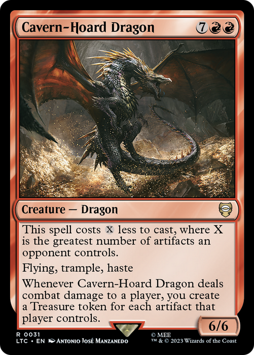 Cavern-Hoard Dragon (LTC-031) - rare