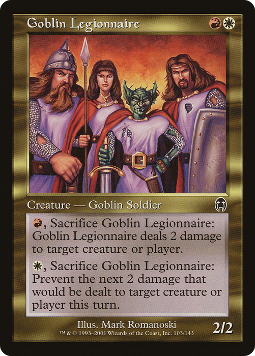 Goblin Legionnaire (APC-103) - common - Foil