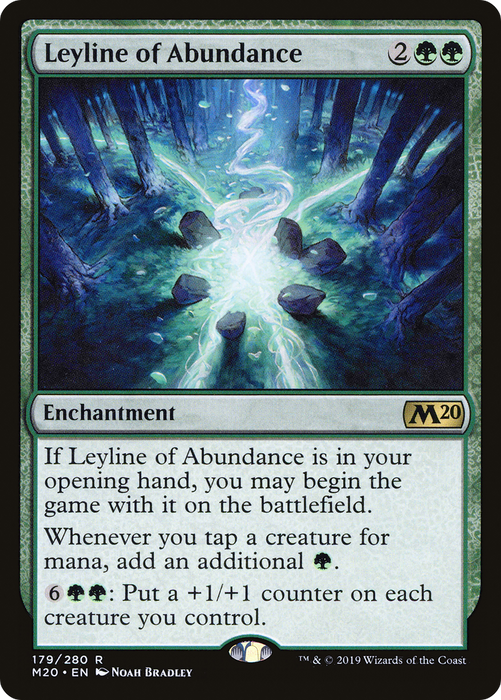 Leyline of Abundance (M20-179) - rare - Foil