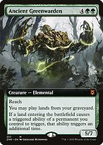 Ancient Greenwarden (ZNR-357) - mythic: (Extended Art)