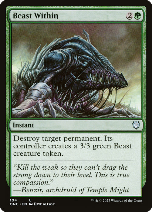 Beast Within (ONC-104) - uncommon