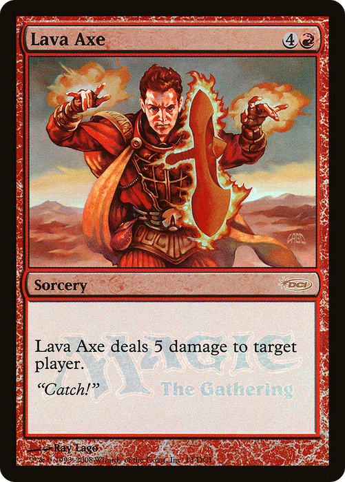 Lava Axe (WPN-013) - rare - Foil