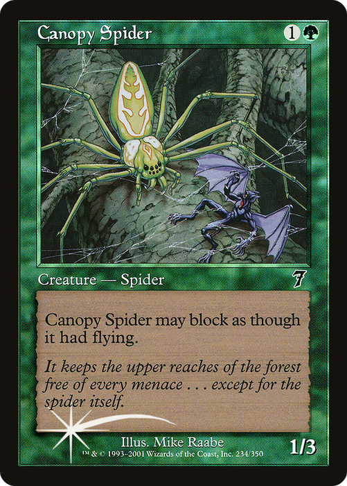 Canopy Spider (7ED-234★) - common - Foil