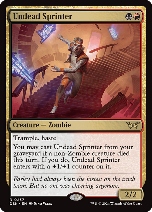 Undead Sprinter (DSK-237) - rare - Foil
