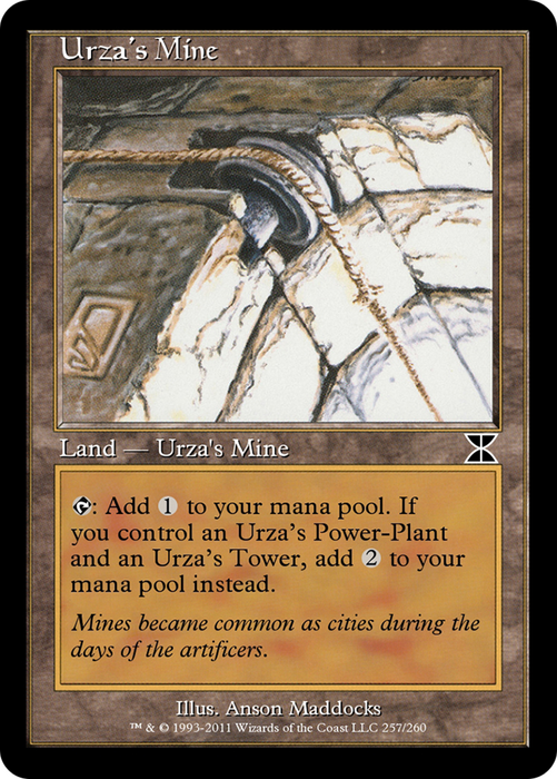 Urza's Mine (ME4-257B) - common - Foil