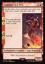 Summon: G.F. Ifrit (FIN-163) - common - Foil