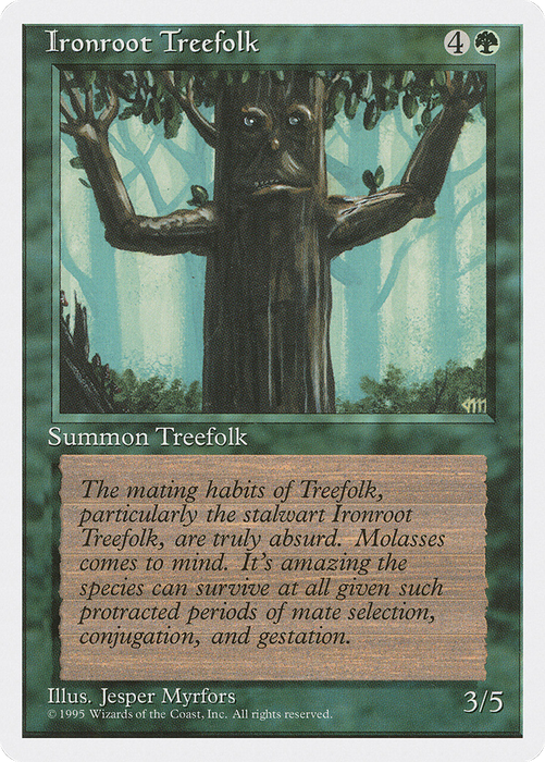 Ironroot Treefolk (4ED-253) - common