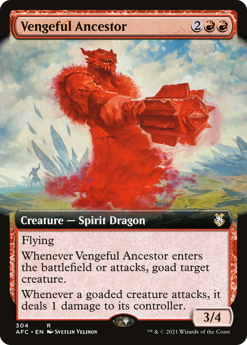 Vengeful Ancestor (AFC-304) - rare: (Extended Art)