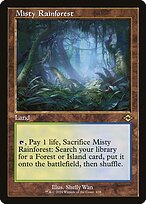 Misty Rainforest (MH2-438) - rare - Etched Foil