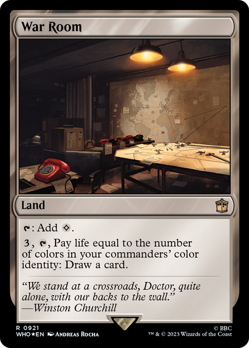 War Room (WHO-921) - rare - Foil