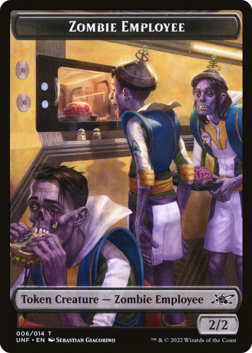 Zombie Employee (UNF-006) - common - Foil