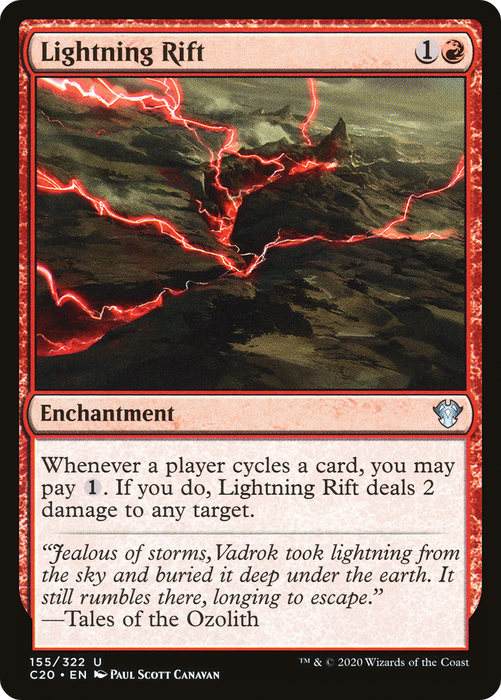 Lightning Rift (C20-155) - uncommon