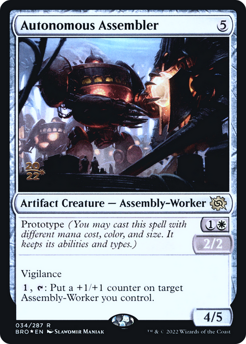Autonomous Assembler (PRE-34S) - rare - Foil