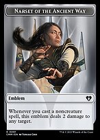 Narset of the Ancient Way Emblem (TCMM-081) - common