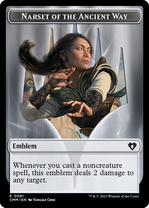 Narset of the Ancient Way Emblem (TCMM-081) - common