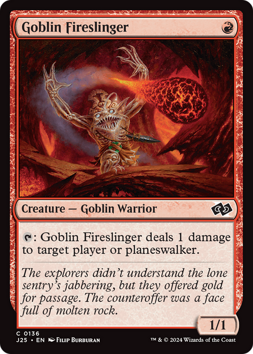 Goblin Fireslinger (J25-136) - common