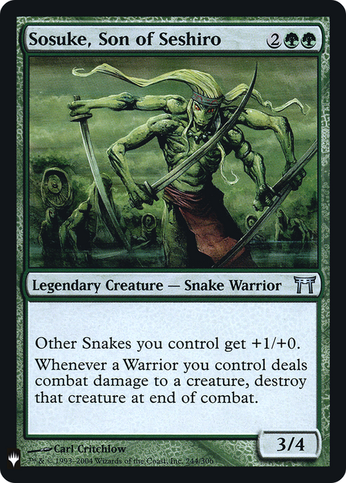 Sosuke, Son of Seshiro (LIST-CHK-244) - uncommon - Foil
