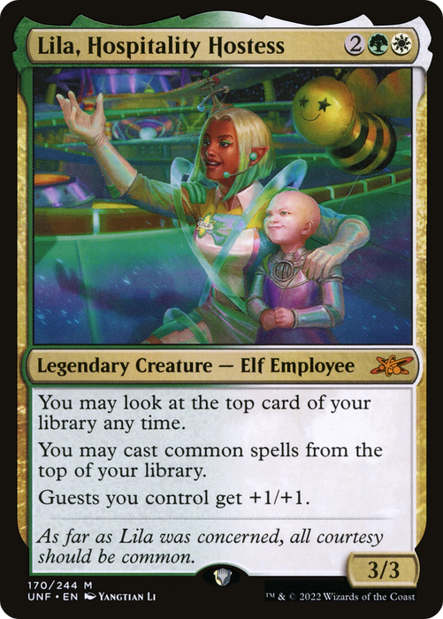 Lila, Hospitality Hostess (UNF-170) - mythic - Foil
