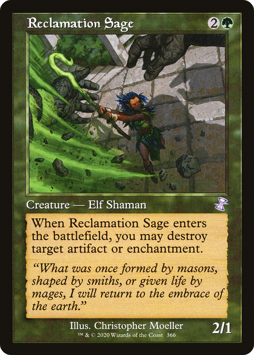 Reclamation Sage (TSR-366) - special