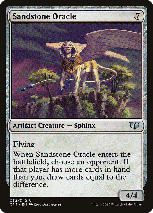 Sandstone Oracle (C15-052) - uncommon