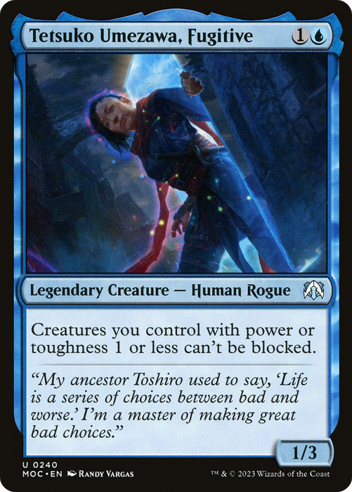 Tetsuko Umezawa, Fugitive (MOC-240) - uncommon