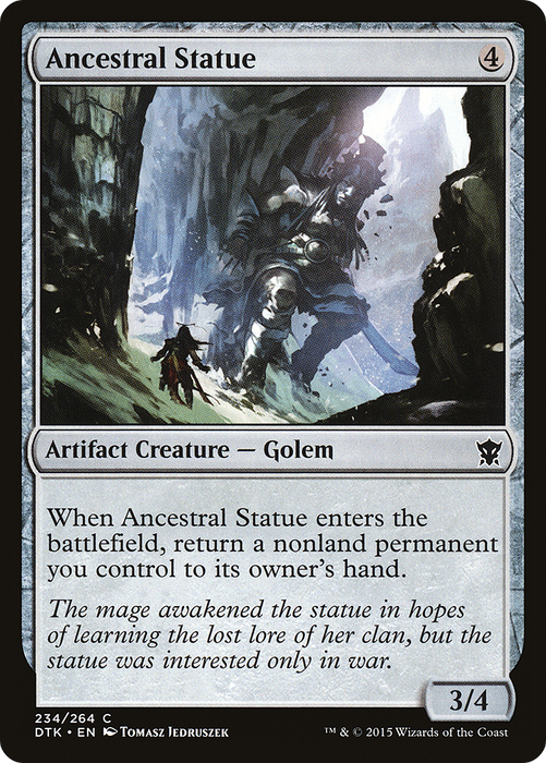 Ancestral Statue (DTK-234) - common - Foil