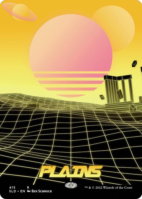 Plains (SLD-415) - rare (Borderless) - Foil