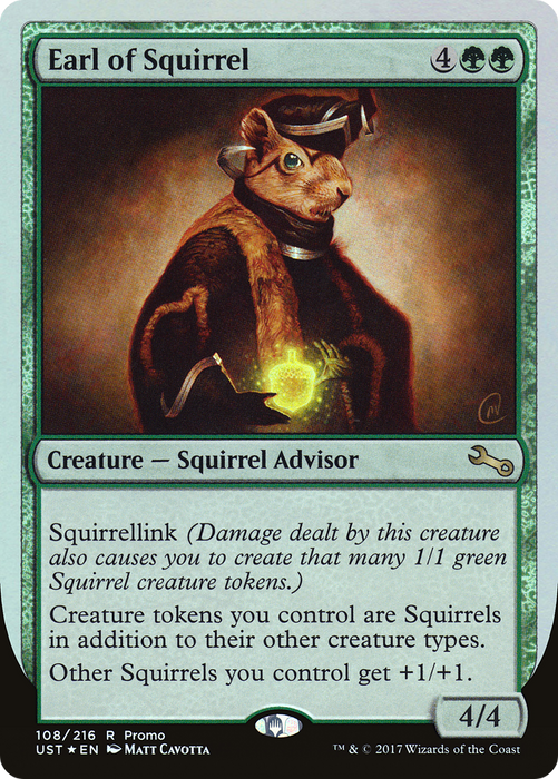 Earl of Squirrel (LARP-108) - rare - Foil
