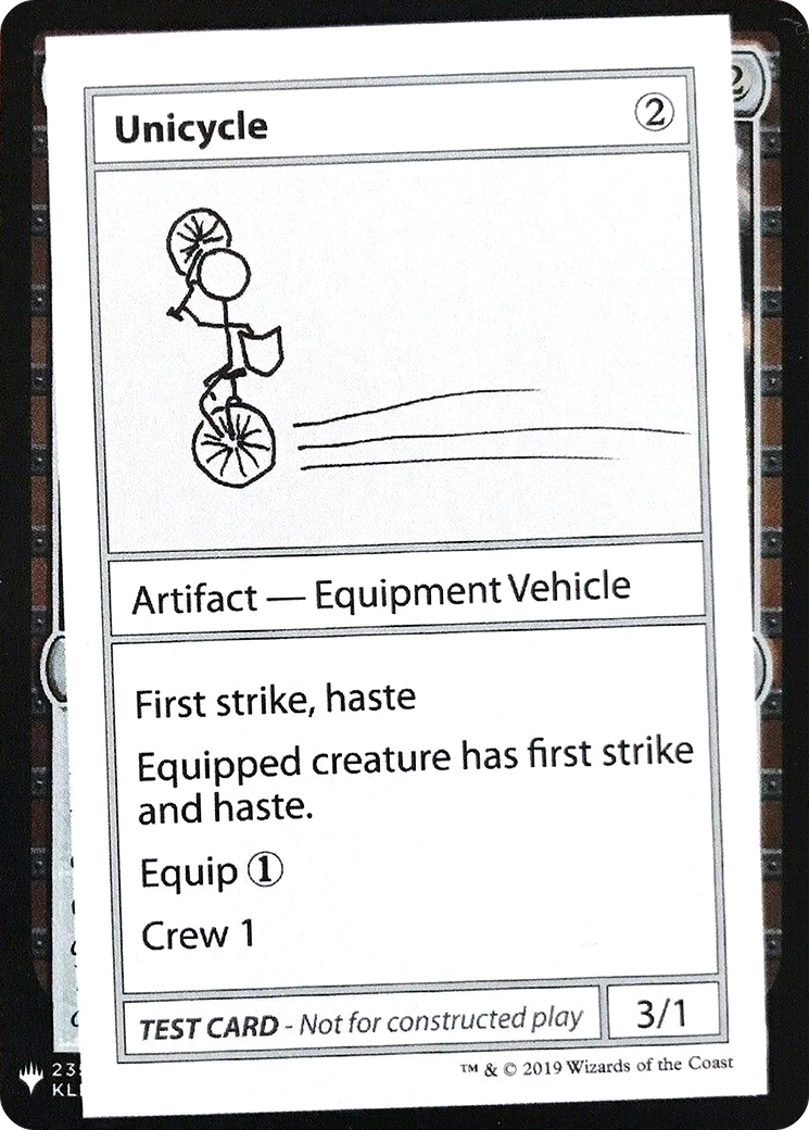Unicycle (CMB1-110) - rare
