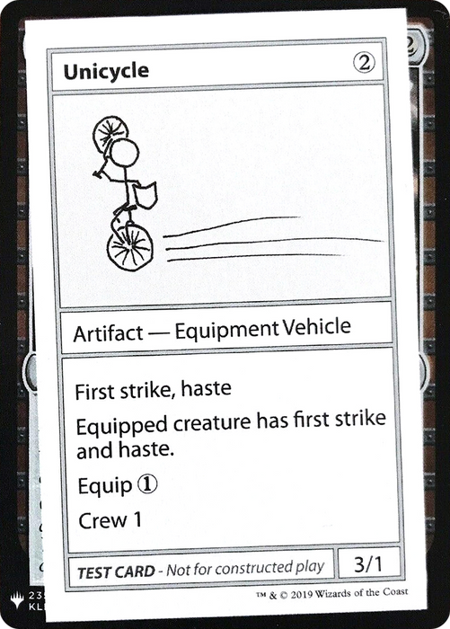 Unicycle (CMB1-110) - rare