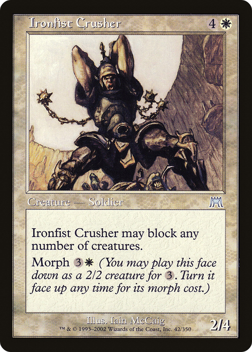 Ironfist Crusher (ONS-042) - uncommon - Foil