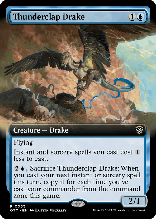 Thunderclap Drake (OTC-053) - rare: (Extended Art)