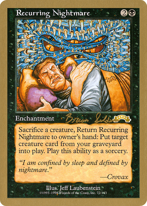 Recurring Nightmare (WCD-BS72) - rare