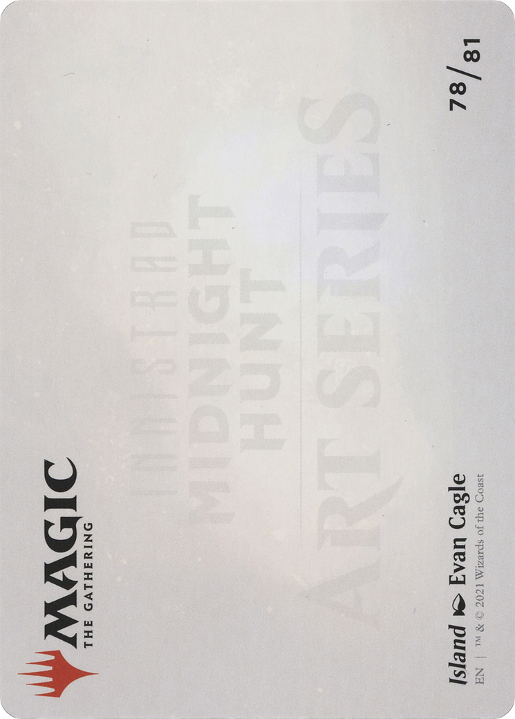 Island // Island (AMID-078) - common (Borderless) - Foil