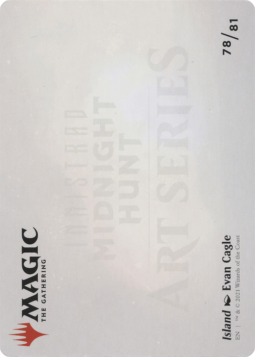 Island // Island (AMID-078) - common (Borderless) - Foil