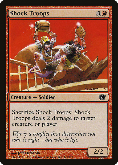 Shock Troops (8ED-223★) - common - Foil