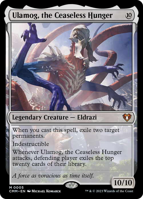 Ulamog, the Ceaseless Hunger (CMM-005) - mythic - Foil