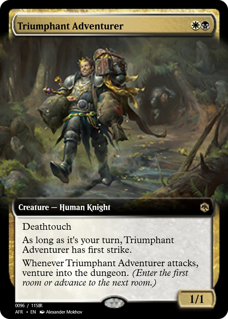 Triumphant Adventurer (PRM-92808) - rare