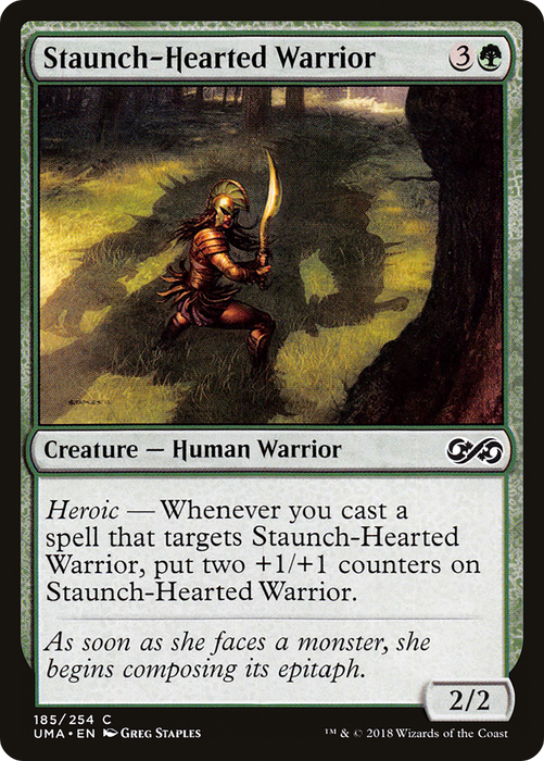 Staunch-Hearted Warrior (UMA-185) - common - Foil