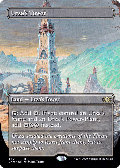 Urza's Tower (2XM-372) - rare (Borderless) - Foil