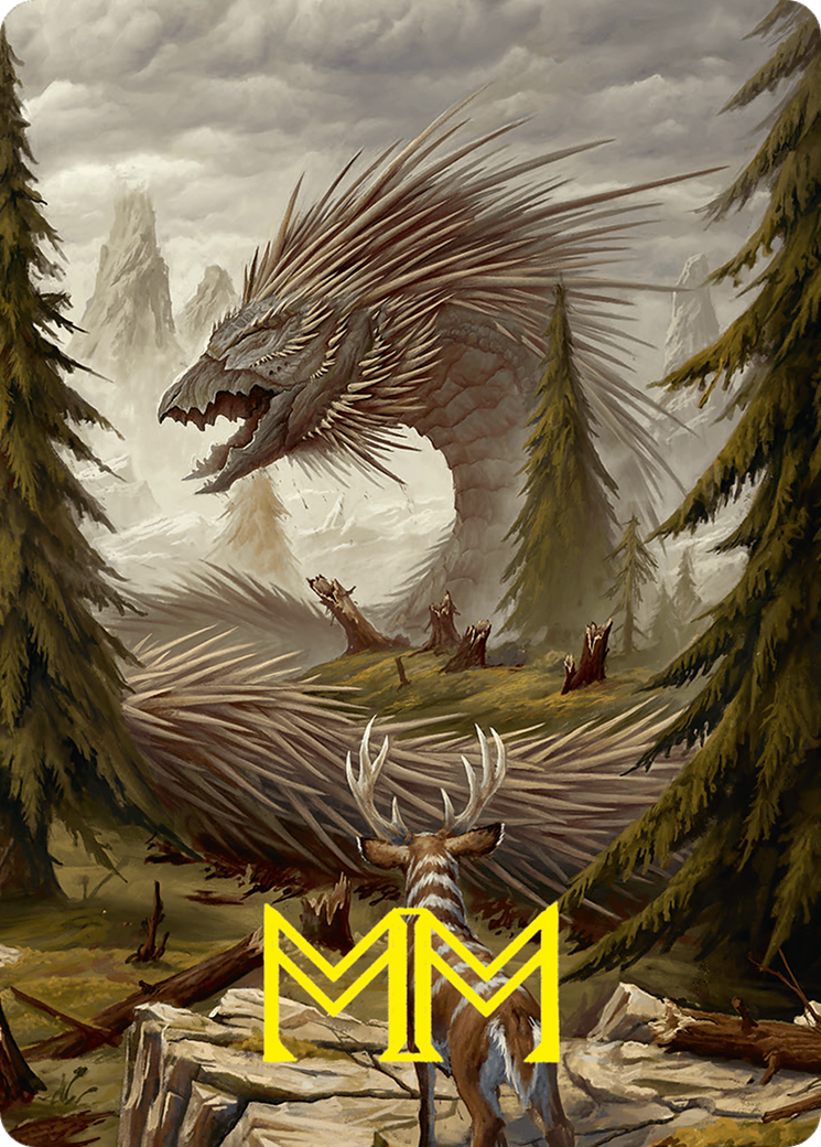Quilled Greatwurm // Quilled Greatwurm (AFDN-044) - common (Borderless)