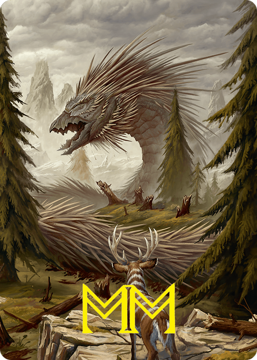 Quilled Greatwurm // Quilled Greatwurm (AFDN-044) - common (Borderless)