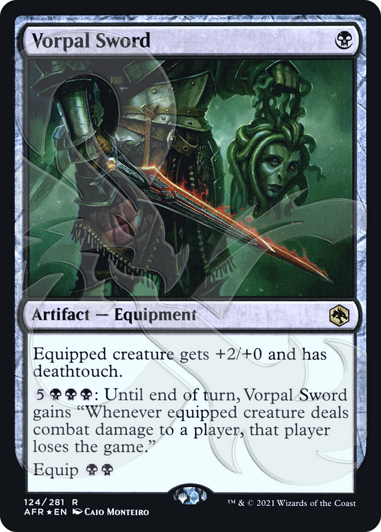 Vorpal Sword (AFR&-124A) - rare - Foil