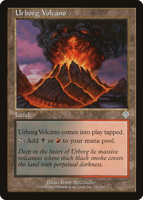 Urborg Volcano (INV-330) - uncommon - Foil