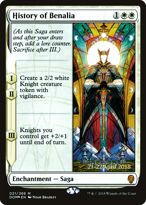 History of Benalia (PRE-21S) - mythic - Foil