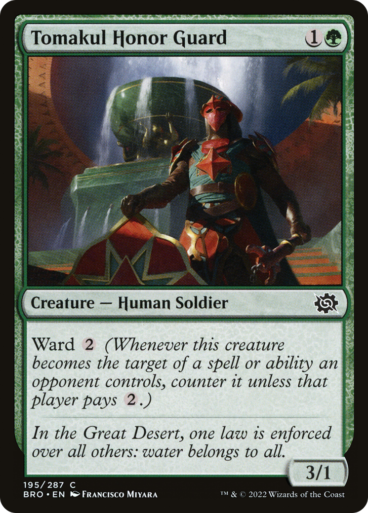 Tomakul Honor Guard (BRO-195) - common - Foil