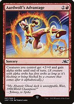 Aardwolf's Advantage (UNF-097) - common - Foil