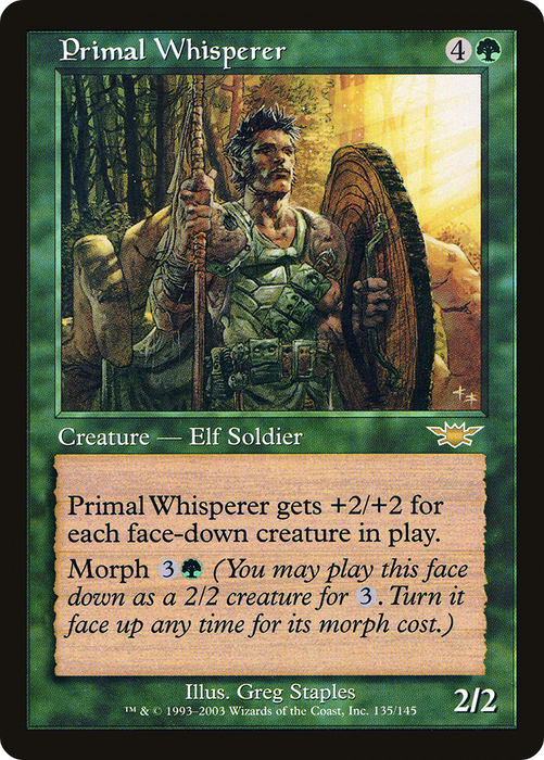 Primal Whisperer (LGN-135) - rare - Foil