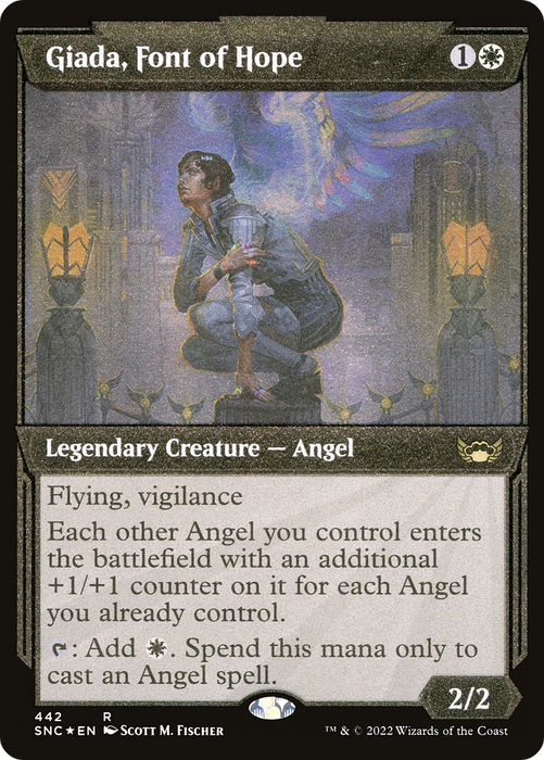 Giada, Font of Hope (SNC-442) - rare: (Showcase) - Etched Foil