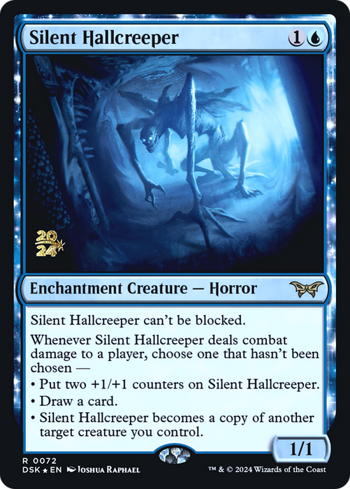 Silent Hallcreeper (PRE-72S) - rare: (enchantment) - Foil